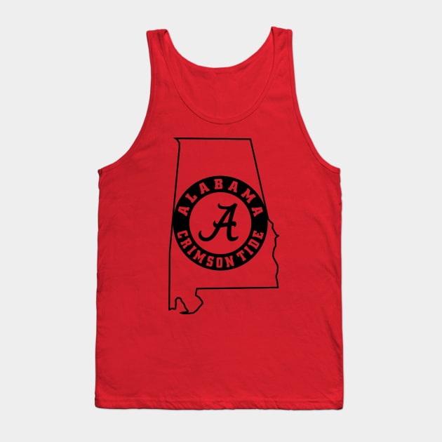 Crimson Tide Tank Top by Scruffy Designs